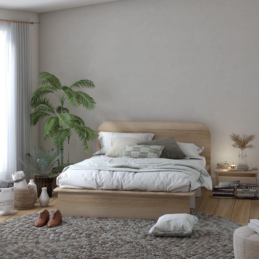 เตียง 5 ฟุต KONCEPT EMBRACE 19225465 สีลินด์เบิร์ก/ขาว