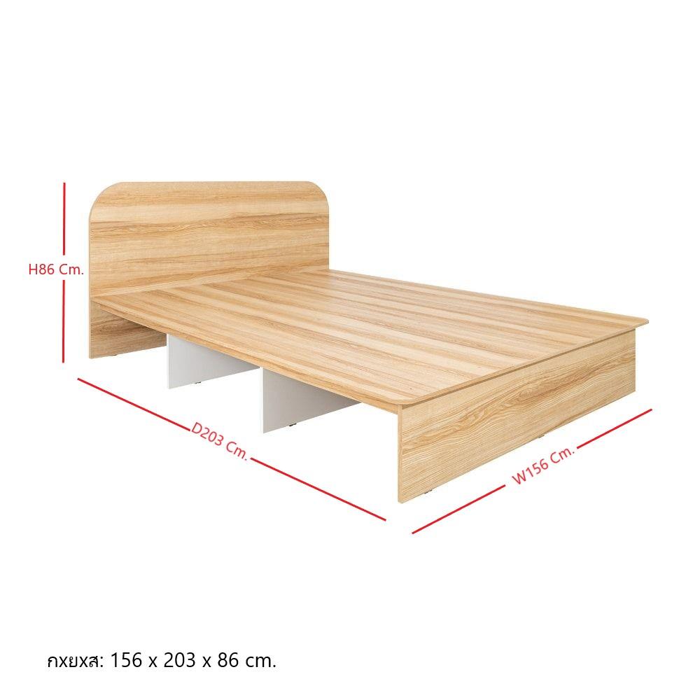 เตียง 5 ฟุต KONCEPT EMBRACE 19225465 สีลินด์เบิร์ก/ขาว