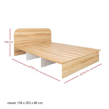 เตียง 5 ฟุต KONCEPT EMBRACE 19225465 สีลินด์เบิร์ก/ขาว_7