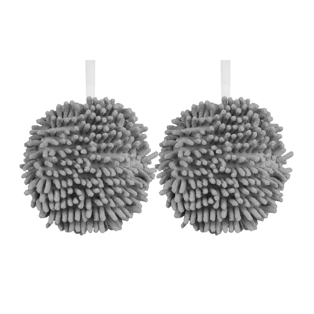 ผ้าทำความสะอาดอเนกประสงค์และเช็ดมือ ACCO 17x17x6 ซม. สีเทา แพ็ก 2 ชิ้น