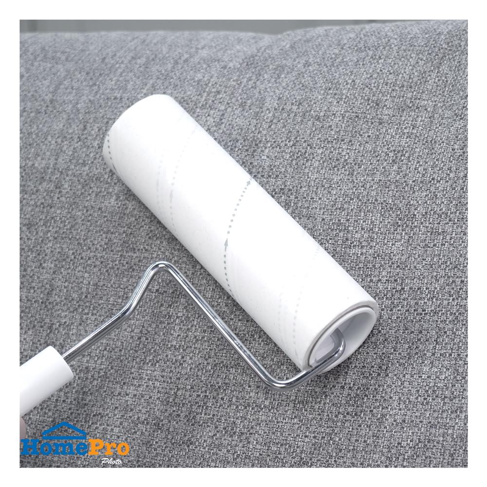 ลูกกลิ้งขจัดฝุ่นด้ามสั้น 17 ซม. ACCO NAMI 60 แผ่น สีขาว