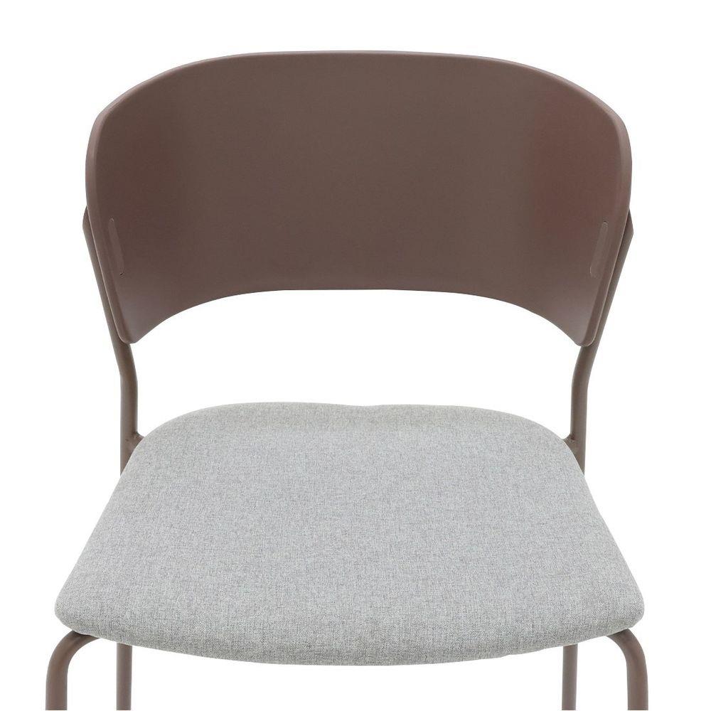 เก้าอี้ห้องอาหาร KONCEPT LAVILL 19224059 สีเทา/น้ำตาล