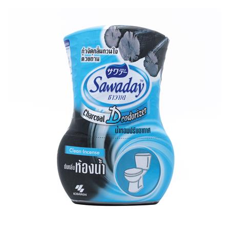 น้ำหอมปรับอากาศดับกลิ่นห้องน้ำ SAWADAY 350 มล. CHARCOAL_0