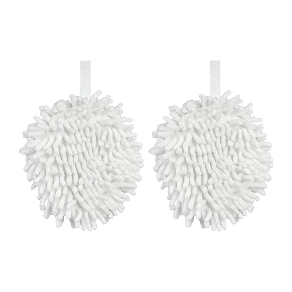 ผ้าทำความสะอาดอเนกประสงค์และเช็ดมือ ACCO 17x17x6 ซม. สีขาว แพ็ก 2 ชิ้น