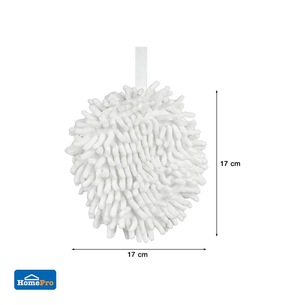 ผ้าทำความสะอาดอเนกประสงค์และเช็ดมือ ACCO 17x17x6 ซม. สีขาว แพ็ก 2 ชิ้น