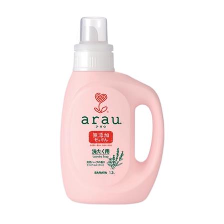 น้ำยาซักผ้าออร์แกนิก ARAU 1.2 ลิตร กลิ่นลาเวนเดอร์และสเปียร์มินท์_0