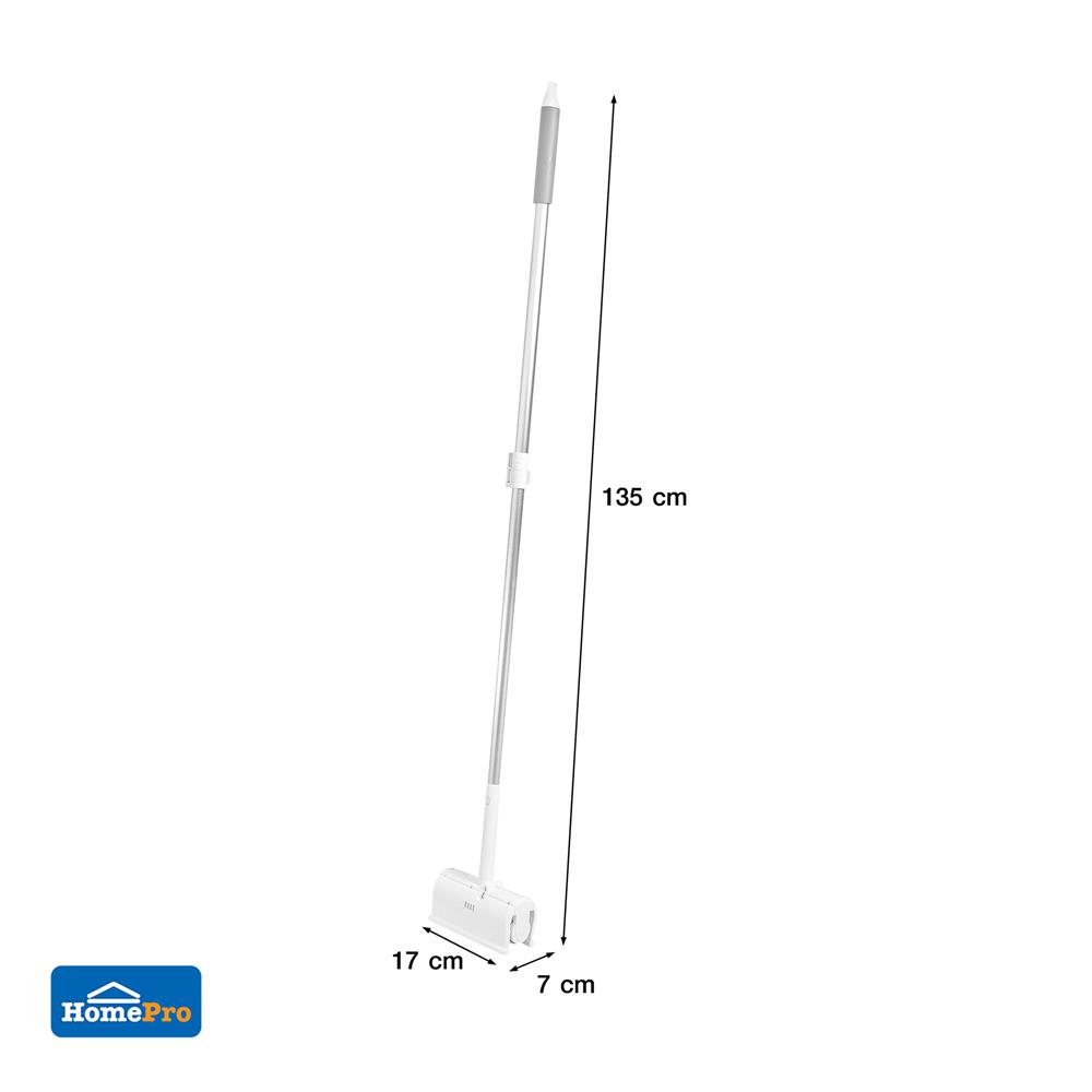 ลูกกลิ้งขจัดฝุ่นด้ามยาว 17 ซม. ACCO NAMI 60 แผ่น สีขาว