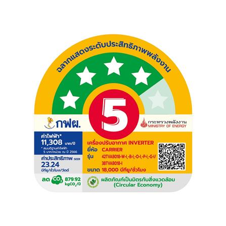 แอร์ผนัง CARRIER 42TVAB018GI 18000 บีทียู อินเวอร์เตอร์_3