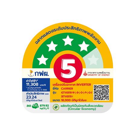 แอร์ผนัง CARRIER 42TVAB018OI 18000 บีทียู อินเวอร์เตอร์_3