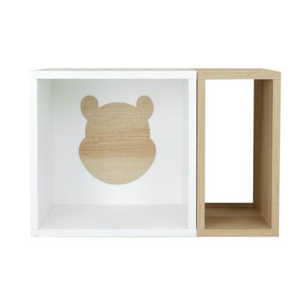 ตู้เตี้ย KONCEPT DISNEY POOHCUBE C 19216208 สีขาว