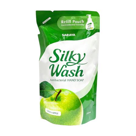 รีฟิลโฟมล้างมือ SILKY WASH 290 มล. GREEN APPLE_0