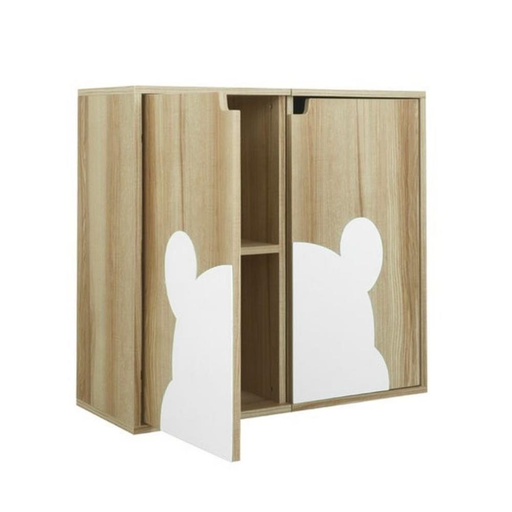 ตู้เตี้ย KONCEPT DISNEY POOHCUBE H 2D 19216313 สีน้ำตาลอ่อน