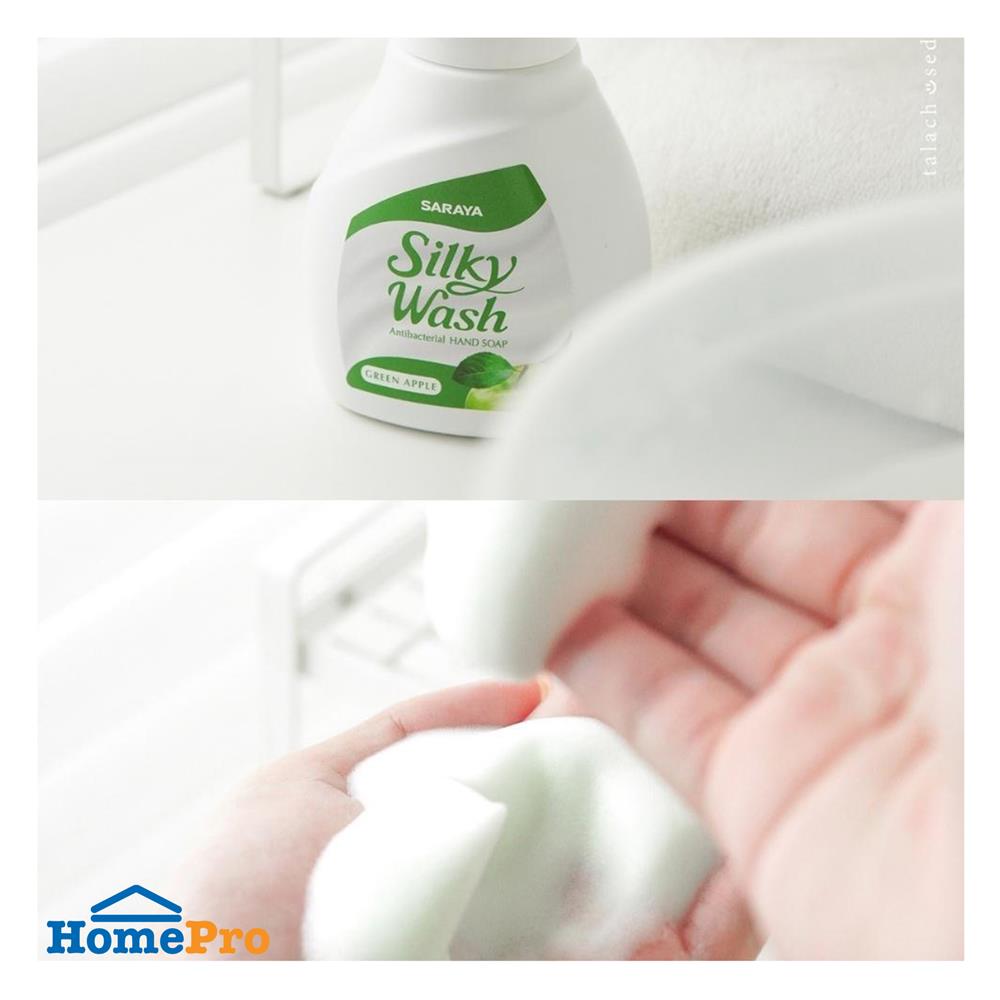 โฟมล้างมือ SILKY WASH 300 มล. GREEN APPLE