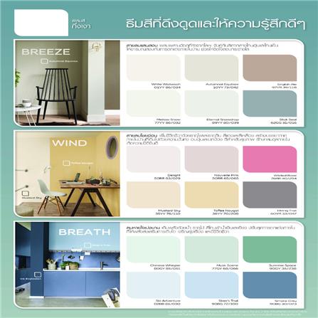 สีน้ำทาภายใน ชนิดกึ่งเงา DULUX BETTER LIVING BASE B (1 แกลลอน)_2