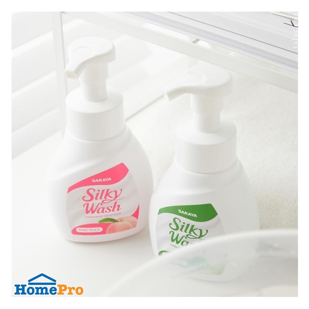 โฟมล้างมือ SILKY WASH 300 มล. PINKY PEACH