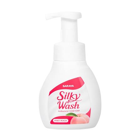โฟมล้างมือ SILKY WASH 300 มล. PINKY PEACH_0