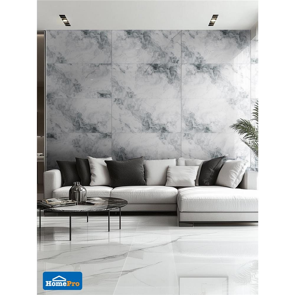 กระเบื้องพื้นพอร์ซเลน 60x120 ซม. MAxIMUS กีเอโร่ ขาว A 1.44 ตร.ม.