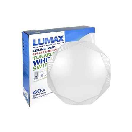 ไฟเพดาน LED LUMAX 03-A1565 19 นิ้ว 60 วัตต์ DAYLIGHT/COOL WHITE/WARM WHITE สีขาว_3