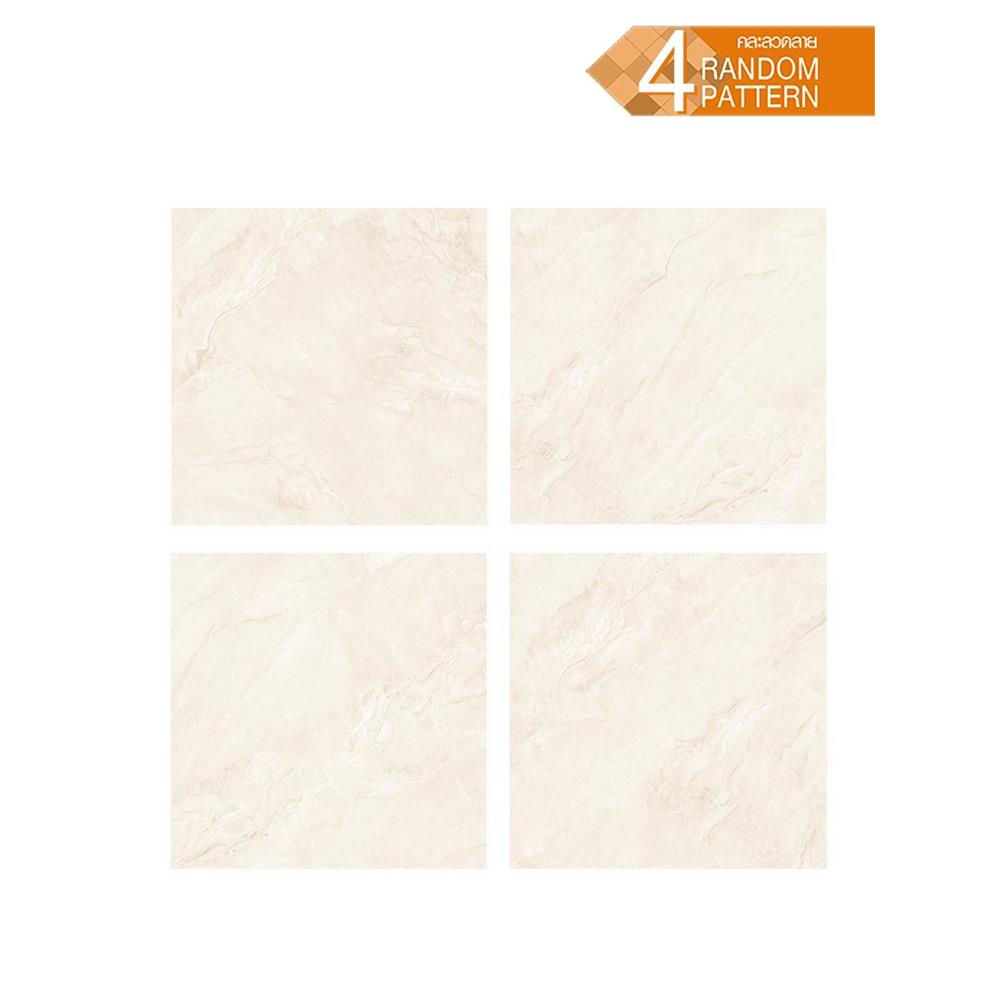กระเบื้องพื้นพอร์ซเลน 60x60 ซม. TARA คาลิน่า เบจ A 1.44 ตร.ม.