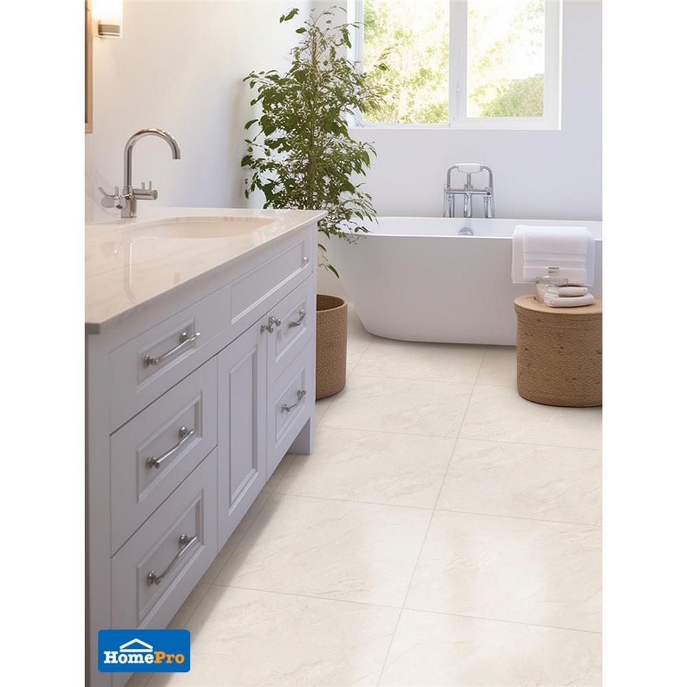 กระเบื้องพื้นพอร์ซเลน 60x60 ซม. TARA คาลิน่า เบจ A 1.44 ตร.ม.