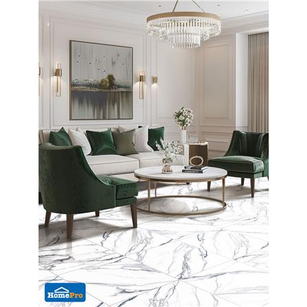 กระเบื้องพื้นพอร์ซเลน 60x60 ซม. TARA เวอร์นิส ขาว A 1.44 ตร.ม._6