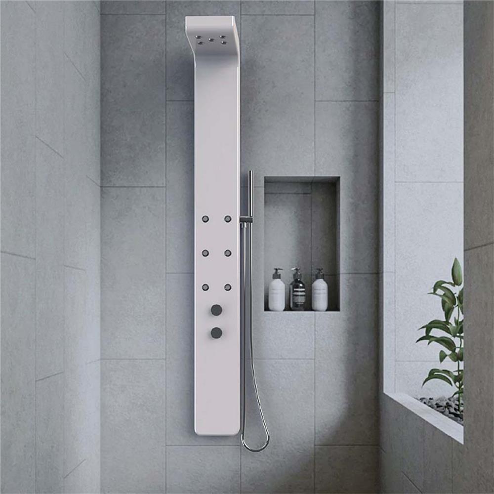 ชุดผนังอาบน้ำ I-SPA I-GEN03-M สีขาว