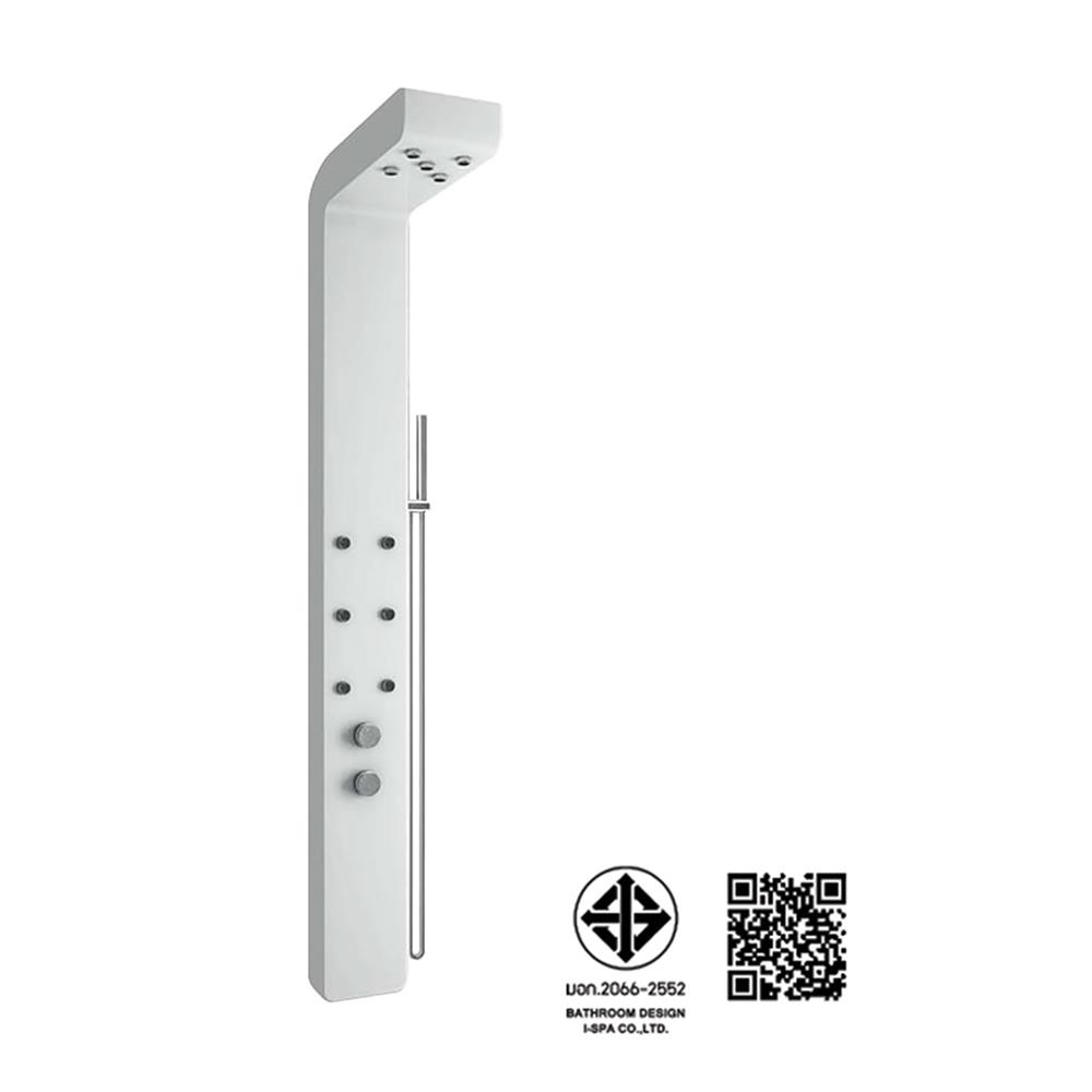 ชุดผนังอาบน้ำ I-SPA I-GEN03-M สีขาว