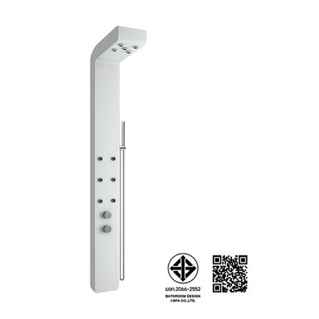 ชุดผนังอาบน้ำ I-SPA I-GEN03-M สีขาว_4