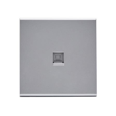 เต้ารับคอมพิวเตอร์ CAT6 SAHN D18-SL สีเงิน