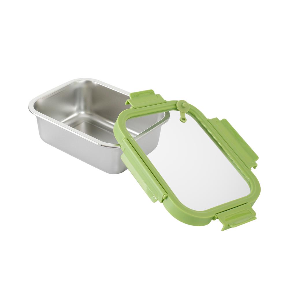 กล่องอาหารสเตนเลส KECH SHINEE 1.25 ลิตร สีเขียว