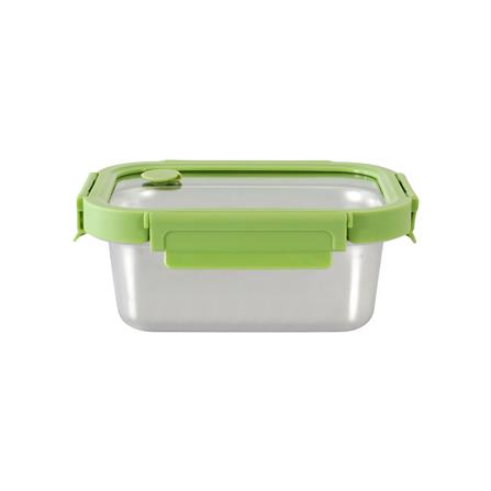 กล่องอาหารสเตนเลส KECH SHINEE 0.8 ลิตร สีเขียว_1