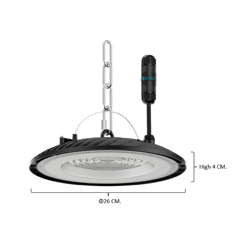 โคมไฮเบย์ LED PANASONIC NYV20063BE1A 100 วัตต์ DAYLIGHT สีดำ