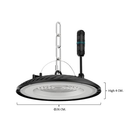 โคมไฮเบย์ LED PANASONIC NYV20063BE1A 100 วัตต์ DAYLIGHT สีดำ_8