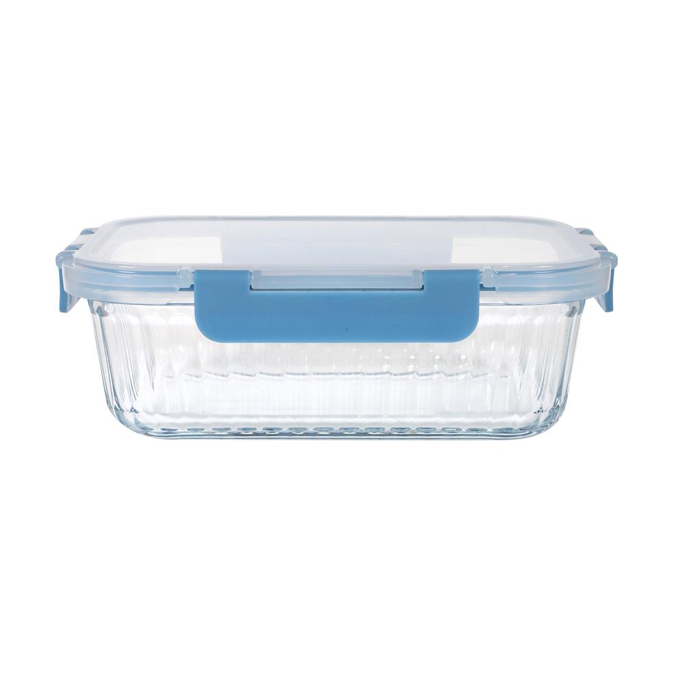 กล่องอาหารแก้ว KECH FROSTY 1.05 ลิตร สีฟ้า