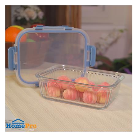 กล่องอาหารแก้ว KECH FROSTY 1.05 ลิตร สีฟ้า_4