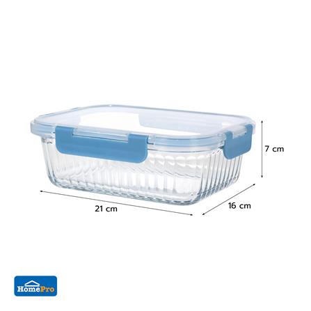 กล่องอาหารแก้ว KECH FROSTY 1.05 ลิตร สีฟ้า_6