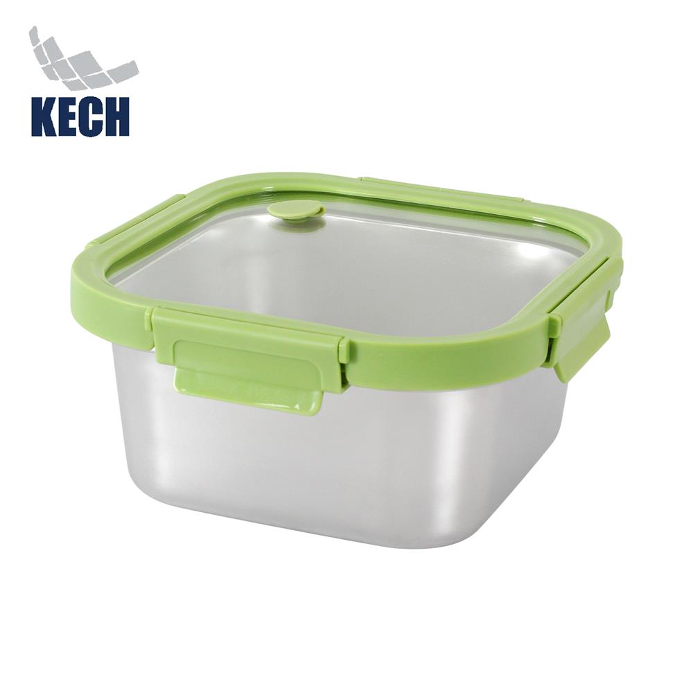 กล่องอาหารสเตนเลส KECH SHINEE 1.5 ลิตร สีเขียว