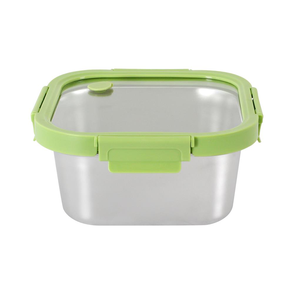 กล่องอาหารสเตนเลส KECH SHINEE 1.5 ลิตร สีเขียว