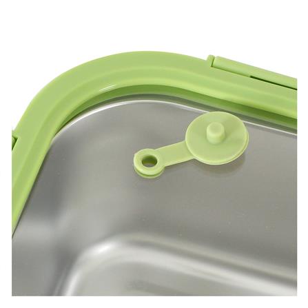 กล่องอาหารสเตนเลส KECH SHINEE 1.5 ลิตร สีเขียว_3