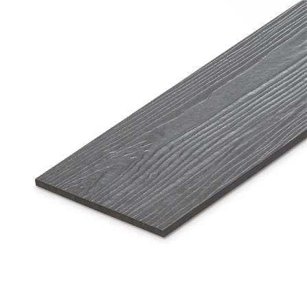 ไม้ฝา SHERA ขอบตรง ลายสัก 15X300X0.8 ซม. สีมิดไนท์ เกรย์