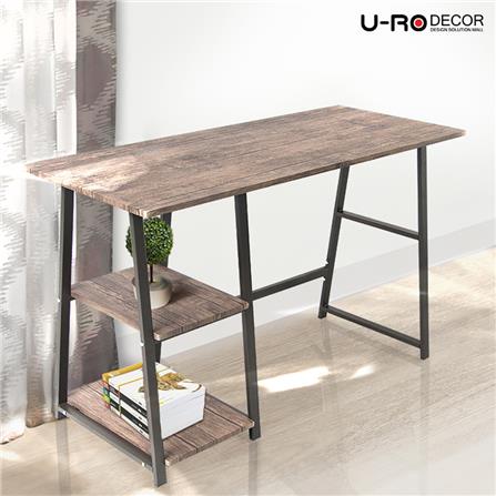 โต๊ะทำงาน U-RODECOR LASVEGAS 000001976 120 ซม. สีแอนทีคโอ๊ค_4