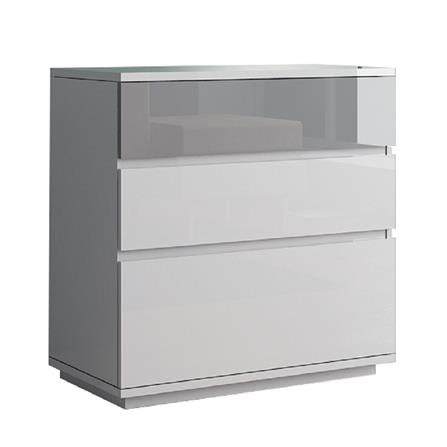 ตู้ลิ้นชัก 3 ลิ้นชัก FURDINI MEDIS HIGLOSS สีเทา_2