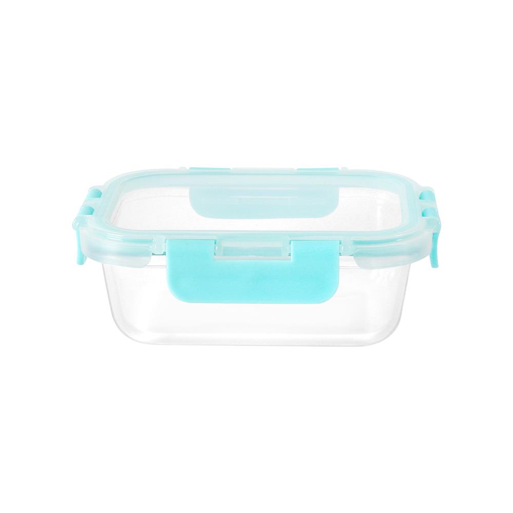 กล่องอาหารแก้ว KECH PURLA 0.37 ลิตร สีเขียว