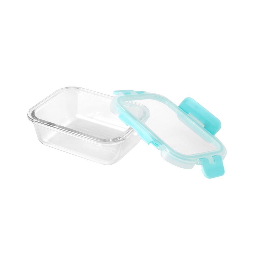 กล่องอาหารแก้ว KECH PURLA 0.37 ลิตร สีเขียว