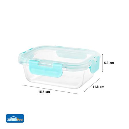 กล่องอาหารแก้ว KECH PURLA 0.37 ลิตร สีเขียว_6