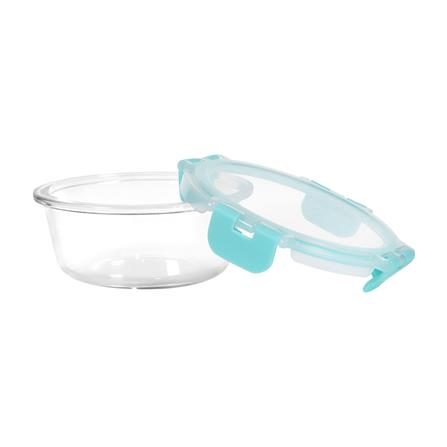 กล่องอาหารแก้วกลม KECH PURLA 0.4 ลิตร สีเขียว_2