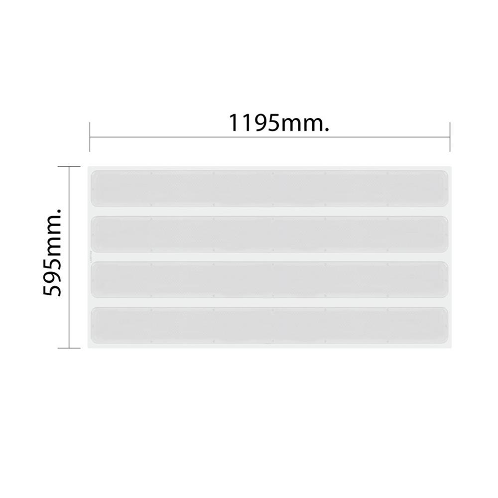 โคมฝังฝ้า LED LAMPTAN SPREAD 200 วัตต์ 60X120 ซม. DAYLIGHT