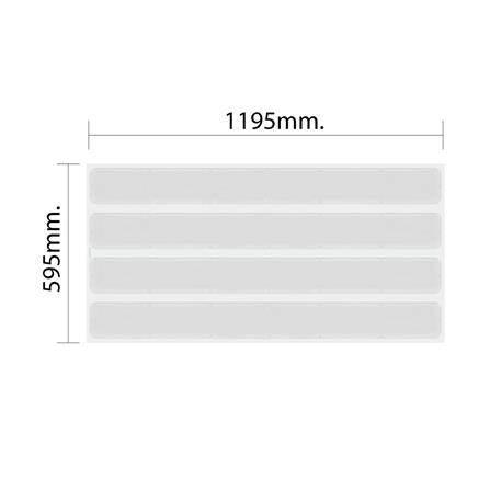 โคมฝังฝ้า LED LAMPTAN SPREAD 200 วัตต์ 60X120 ซม. DAYLIGHT_4