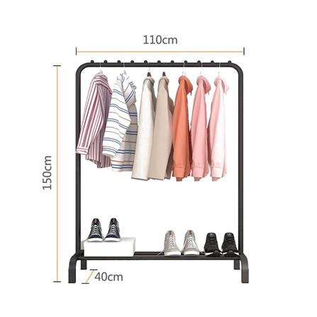 ราวตากผ้า HANSEN BASIC 1.1 เมตร สีดำ_8