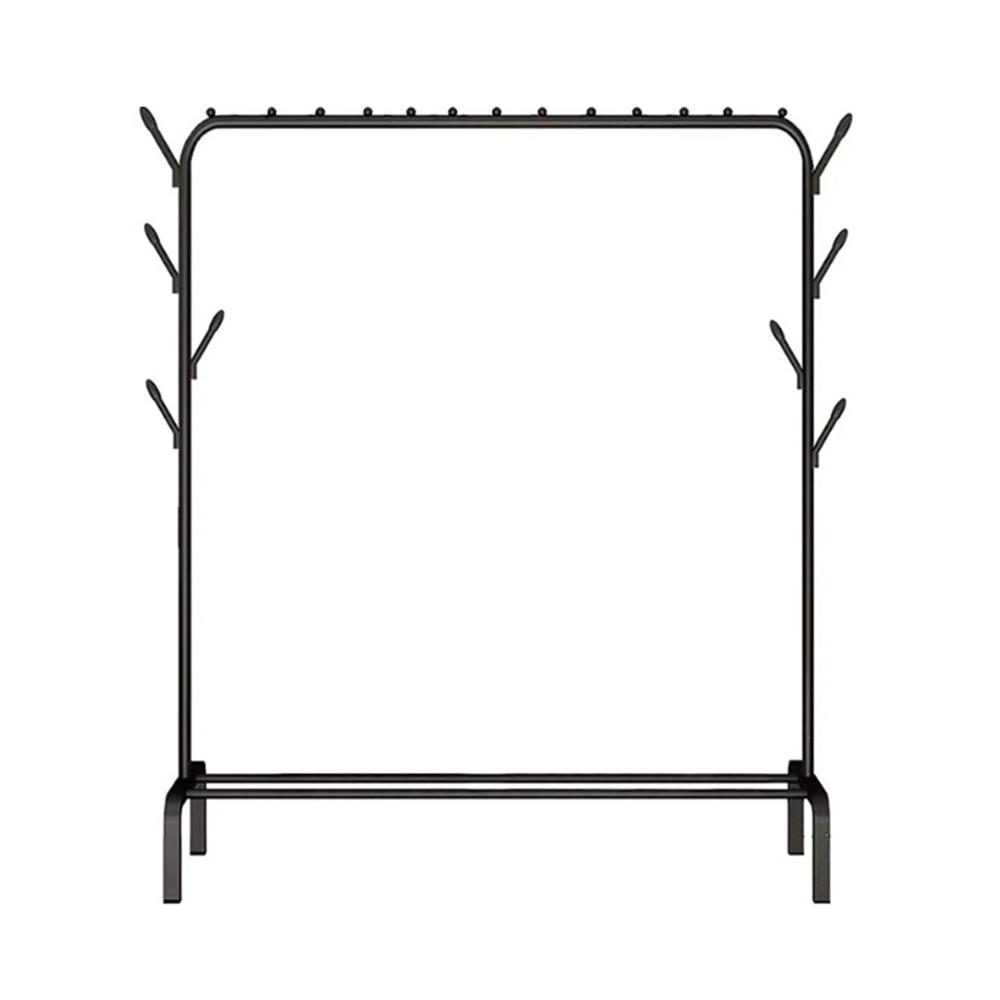 ราวตากผ้าพร้อมที่แขวน HANSEN BASIC 1.1 เมตร สีดำ